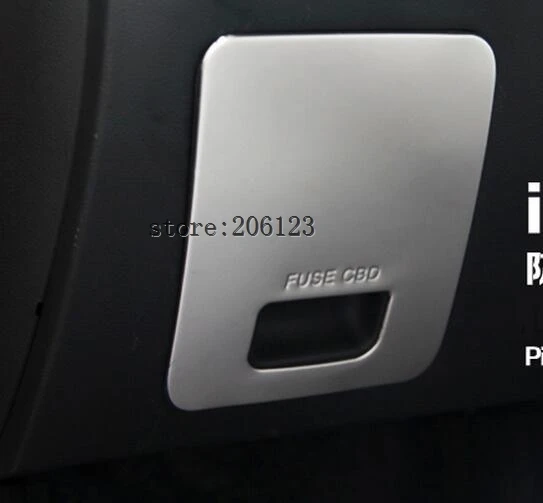 

FIT FOR 2014-2017 For Hyundai ix25 (creta) Copilot Glove Storage Box Handle Sequins Cover Trim 1pcs