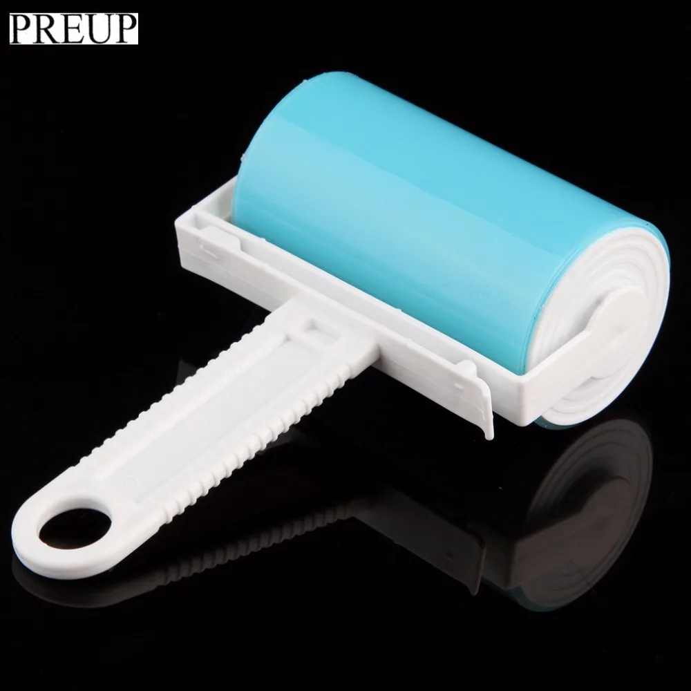 PREUP Sticking Dusting Roller Washable Sticky Roller Dust Lint sticking Roller With Cover for