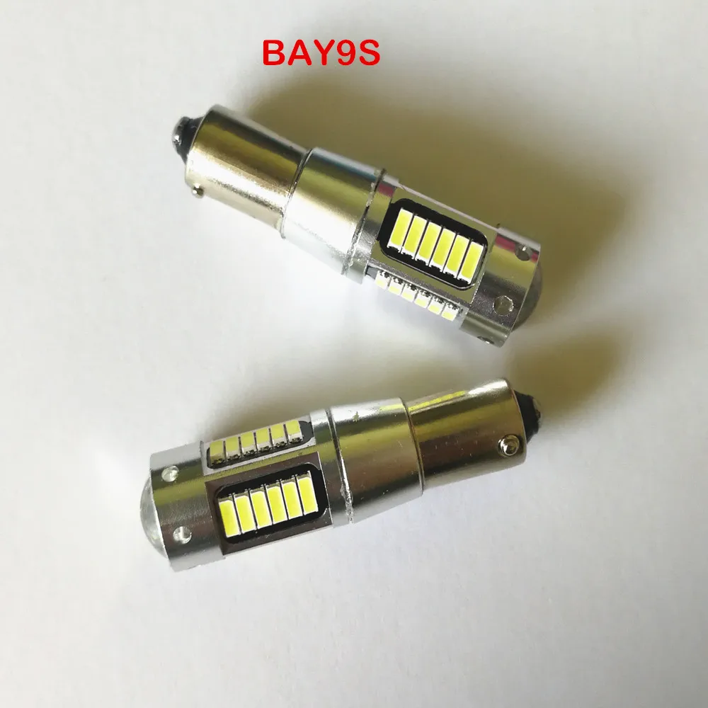 2x H21W Bay9s 435 64136 чистый белый 6000K Высокое Мощность Canbus Error Free светодиодный светильник