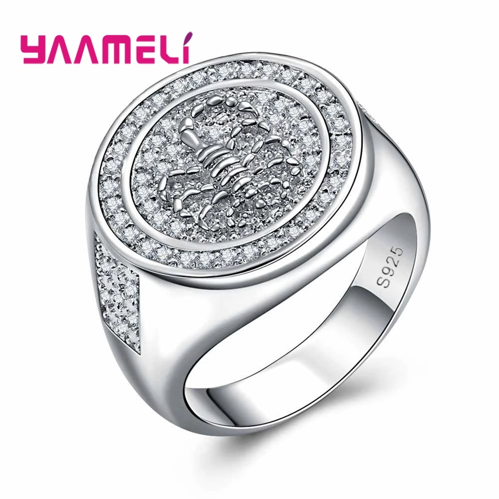 

Fashion Insect Shape Animal Pattern Crystal Ring Anniversary Gift For Stylish Women 925 Sterling Silver For Men Women