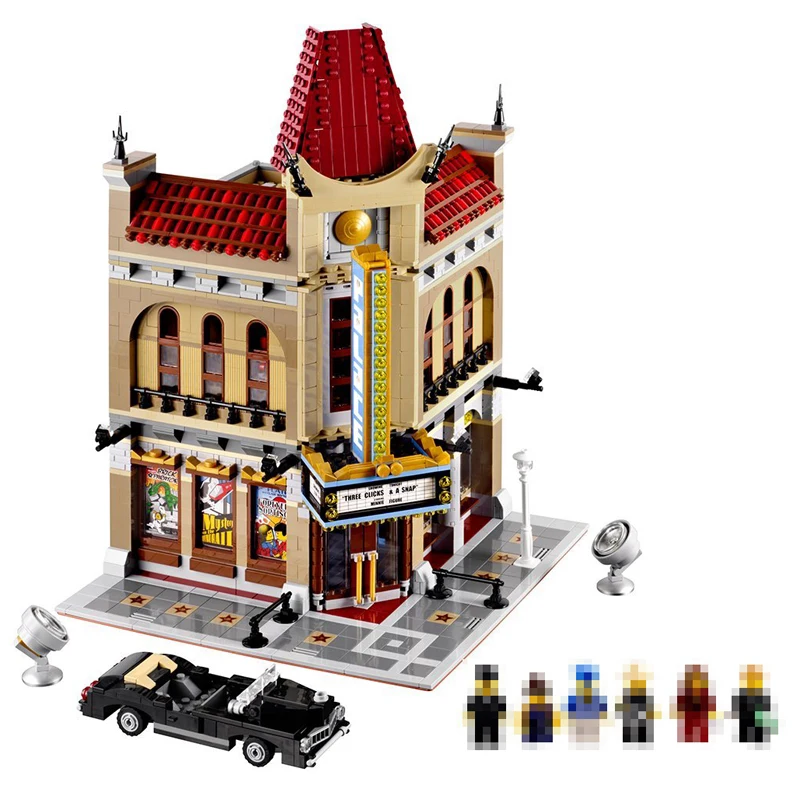 

LEPIN 15006 2354pcs City Street Palace Cinema Model Building Blocks set Bricks Toys Compatible 10232 Christmas Gift for children