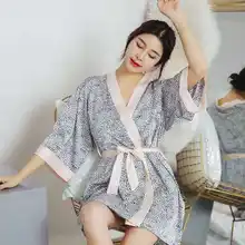 Стиль, настоящая Шелковая пижама, женское сексуальное нижнее белье с v-образным вырезом, подтяжки, юбка для сна, Леопардовый принт, длинный рукав, домашнее платье из двух предметов