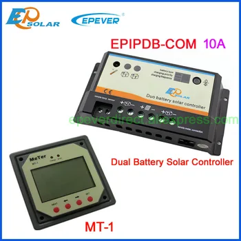 

EPSOLAR EPIP-COM 10A 12V 24V EPEVER Dual Battery Two Battery Charger Solar Controller Free Shipping PWM with MT-1