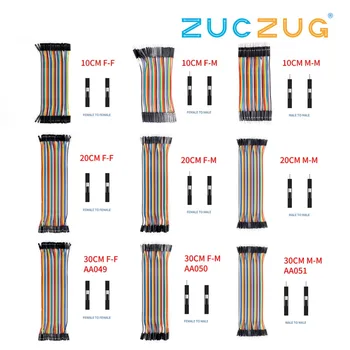 

Dupont Line 10cm/20CM/30CM Male to Male / Female to Male or Female to Female Jumper Wire Dupont Cable for arduino DIY KIT