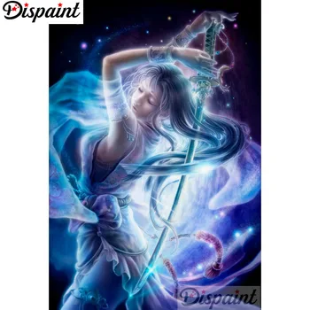 

Dispaint Full Square/Round Drill 5D DIY Diamond Painting "Cartoon fairy" Embroidery Cross Stitch 3D Home Decor A12074