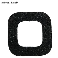 Shhworldsea auto grampo fixador para trás o direito de instalação placa almofada de borracha