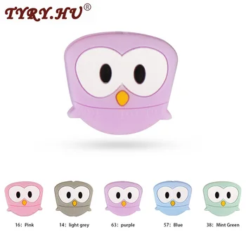 

5pcs BPA Food Grade Free Silicone Beads Cartoon Dog Teething Pandent Necklace Toy DIY Gift For Baby Teethers Accessories