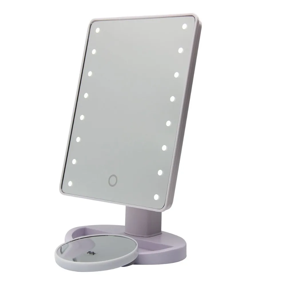 Cosprof 16 LED Touch Screen Makeup Mirror Table Top Cosmetic Mirror