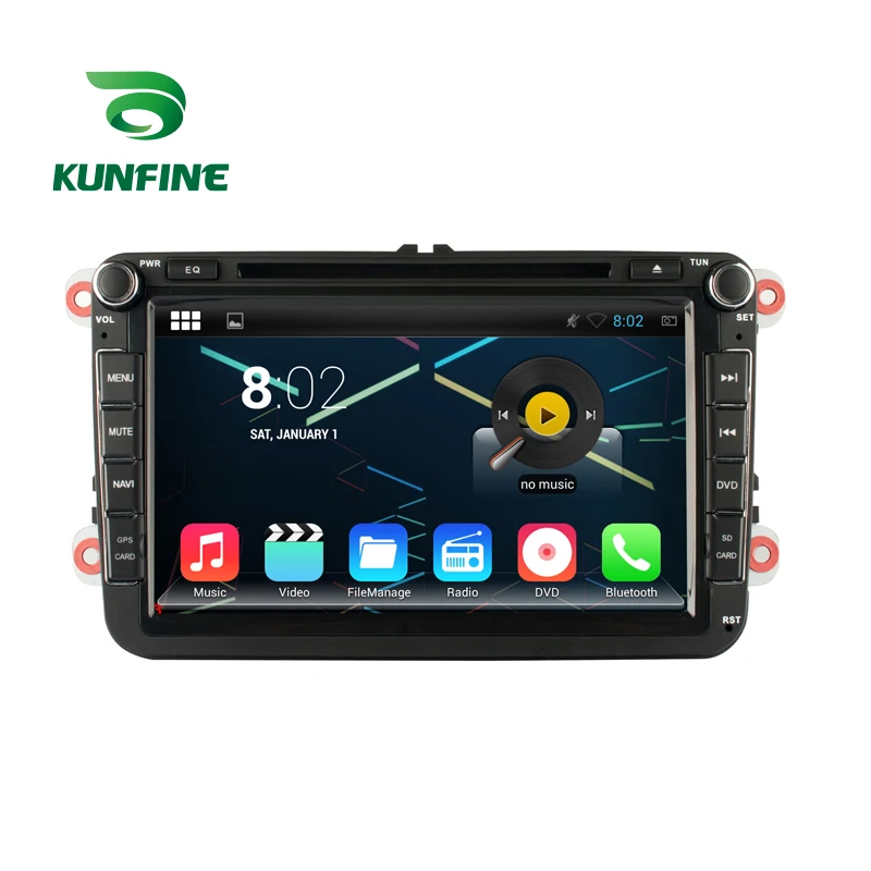 8 inch Car Stereo DVD Player GPS Navigation  for Volkswagen Radio Full Touch Screen