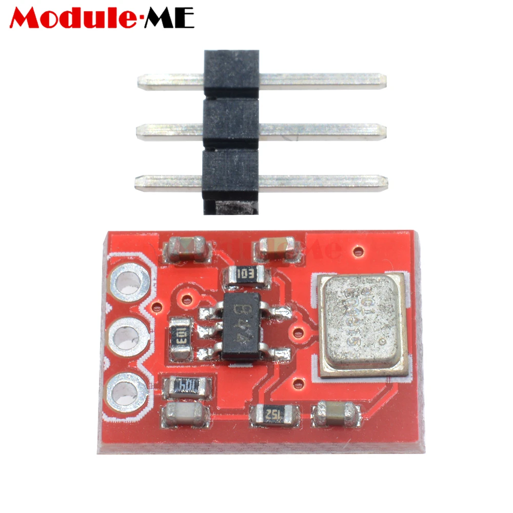 

ADMP401 MEMS Microphone Breakout Module Board for Arduino Universal 1.3cm*1cm 1.5 -3.3V DC With Pins