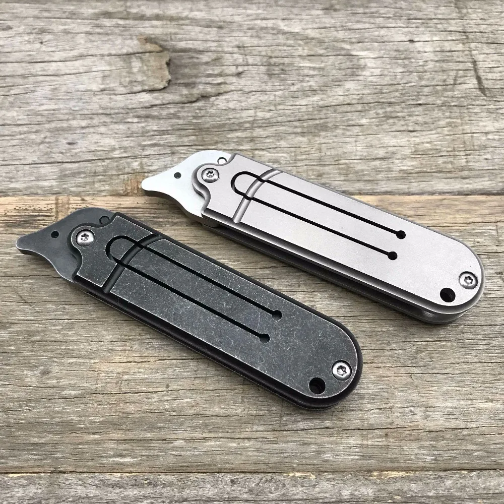 LDT Bean Мини титановый складной нож S35VN лезвие TC4 ручные ножи Походный спасательный