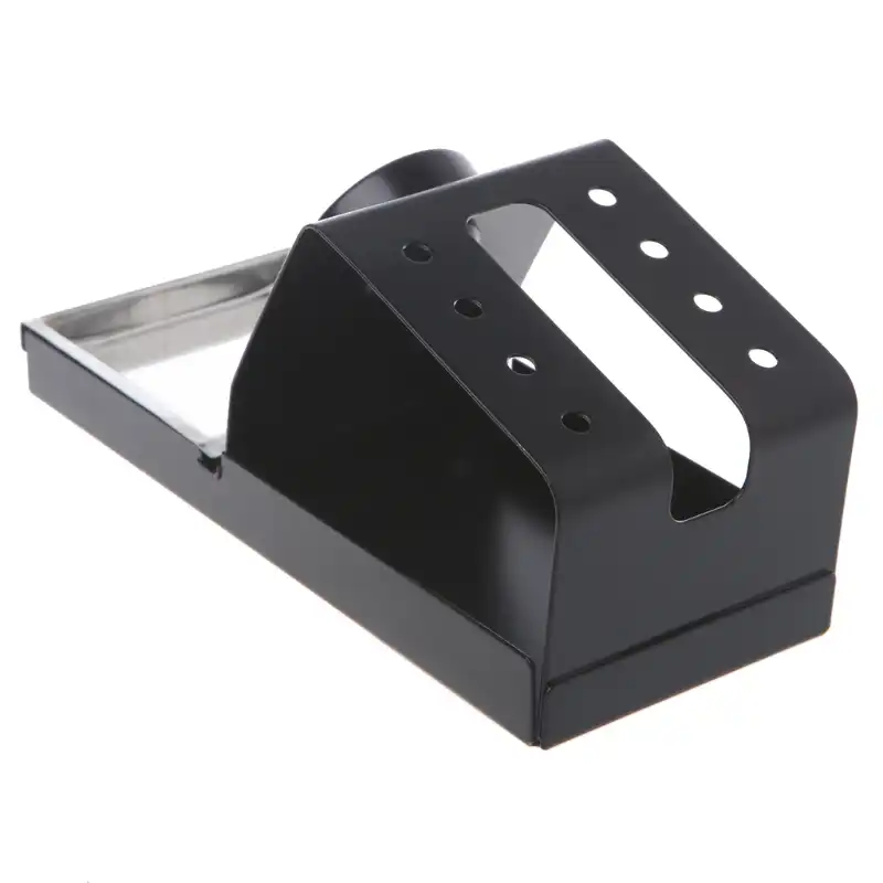 1x Lötkolben Pistole Stand Halter Unterstützung Station Metall Basis und Schwamm