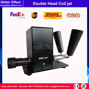 

Stage Double Head DMX512 Co2 jet Special effect DJ Disco night club cyro fog machine