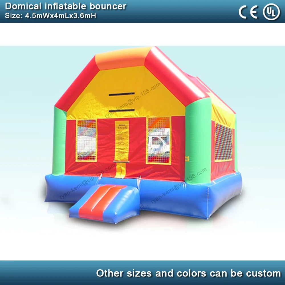 Domical inflatable bouncer commercial inflatable castle kids bounce house party yard inflatable with blower 3