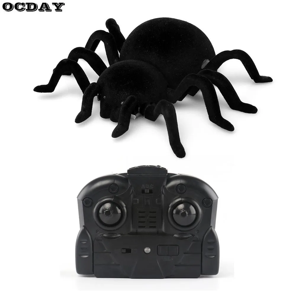 

OCDAY Infrared Wall Climbing Spiders RC Toy Remote Control Electronic Mock Fake Animal Christmas Trick Terrifying Kids Toys Gift