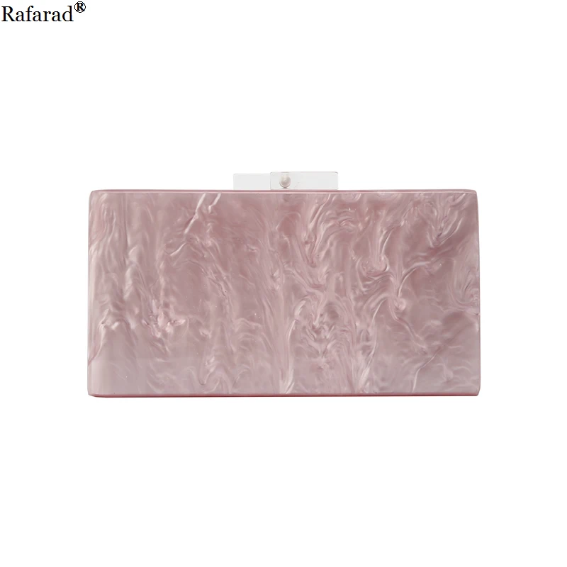 

Pearl Pink Women Bags Marble Pattern Summer Fashion Acrylic Shell Female Shoulder Bag Girls Party Bags Messenger Acrylic Clutch