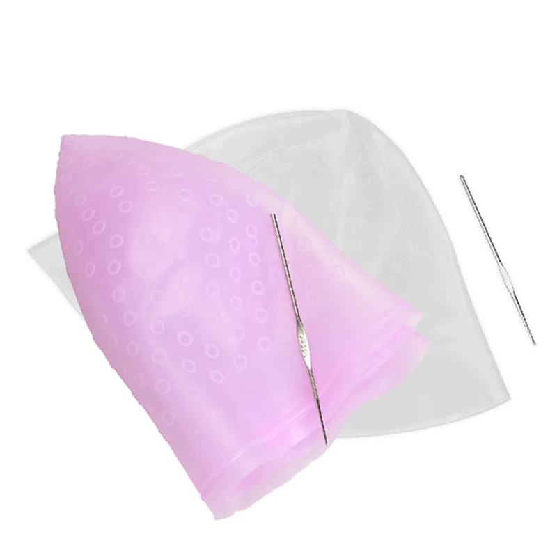 Reusable Hair Color Caps Hair Coloring Hairdressing Highlighting Dye
