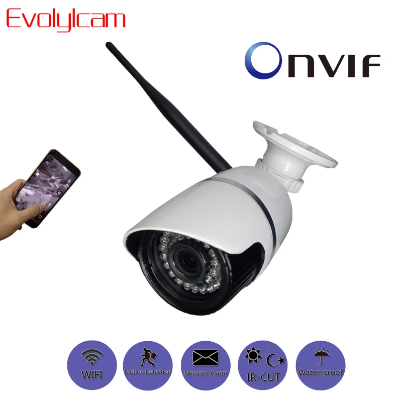 Evolylcam Беспроводной HD 2MP 1080 P WiFi sony IMX323 IP Камера Onvif P2P Безопасности дополнительные Micro SD/TF слот Аудио CCTV Камера