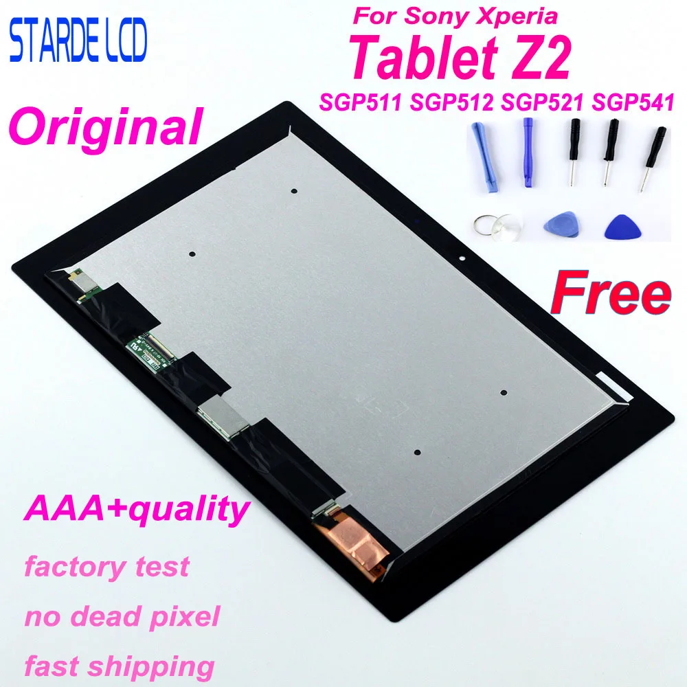 Original LCD for Sony Xperia Tablet Z2 SGP511 SGP512 SGP521 SGP541