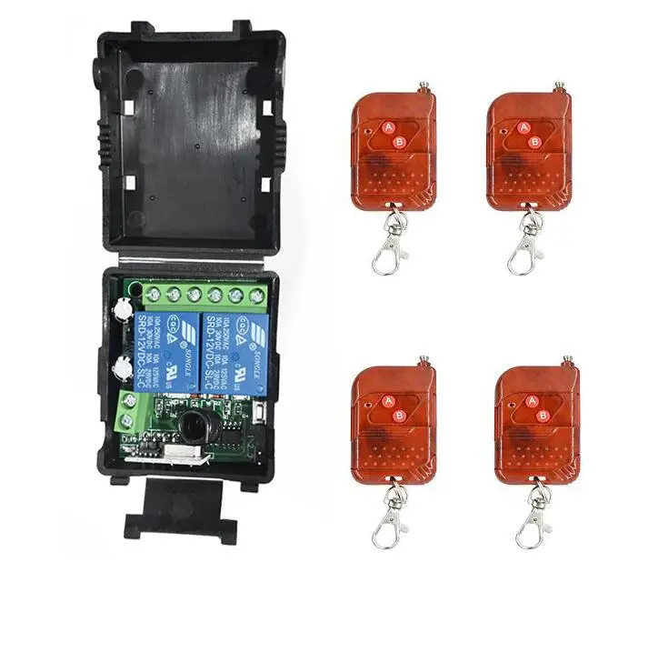 

DC12V 12 v 2CH RF Wireless Remote Control System teleswitch transmitter receiver universal gate remote control /radio receiver