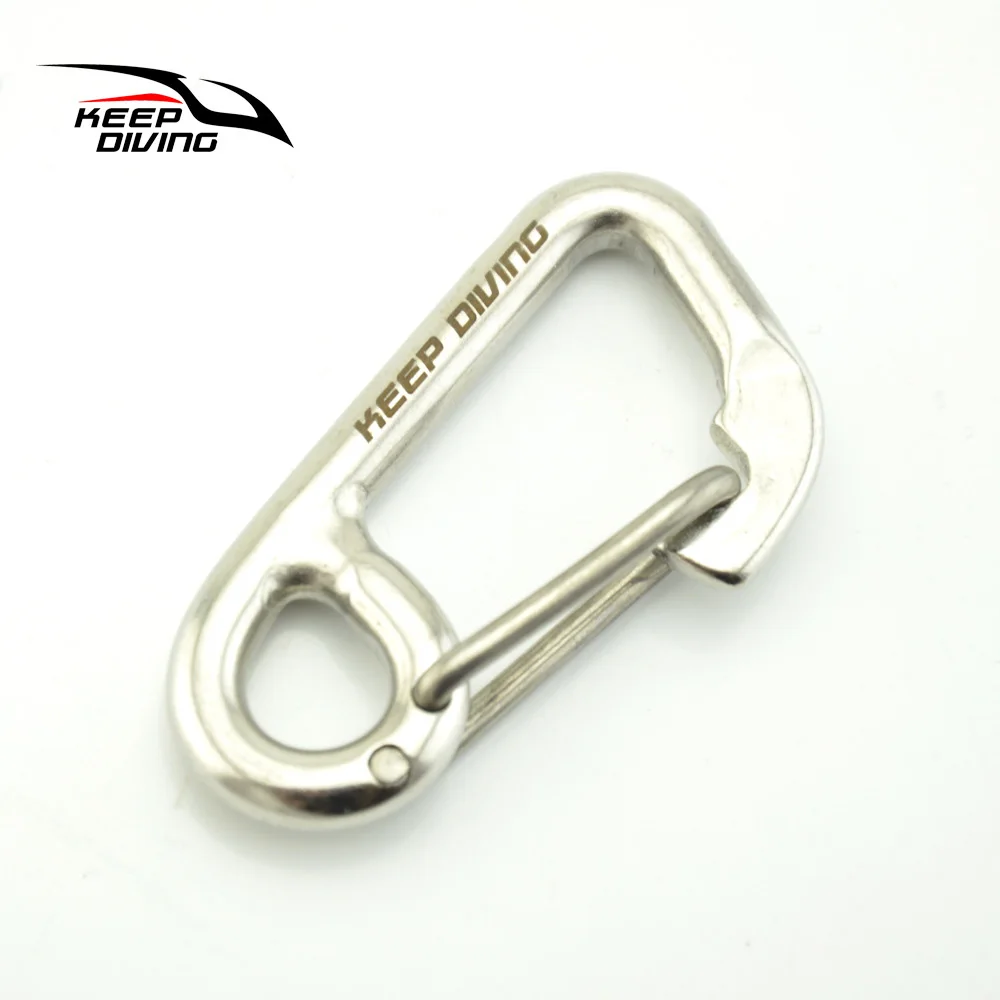 

Stainless Carabiner D-Ring Clip Hook Outdoor Buckle Mountaineering Climbing Tool