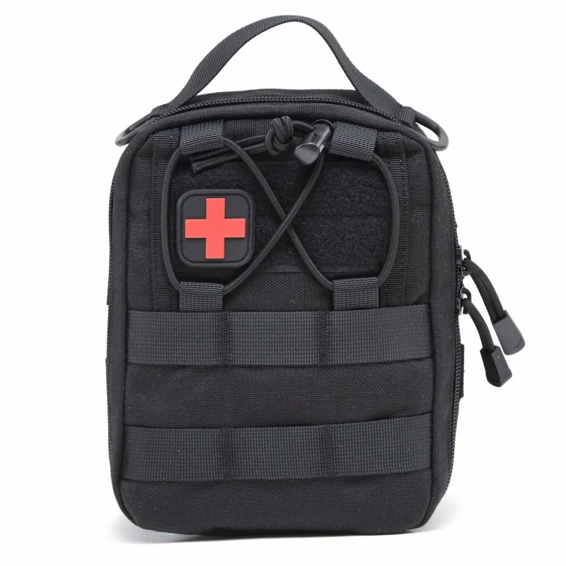 CQC Открытый военный тактический Molle утилита EDC инструмент поясная сумка IFAK EMT медицинская сумка для первой помощи охотничья сумка через плечо - Цвет: Black