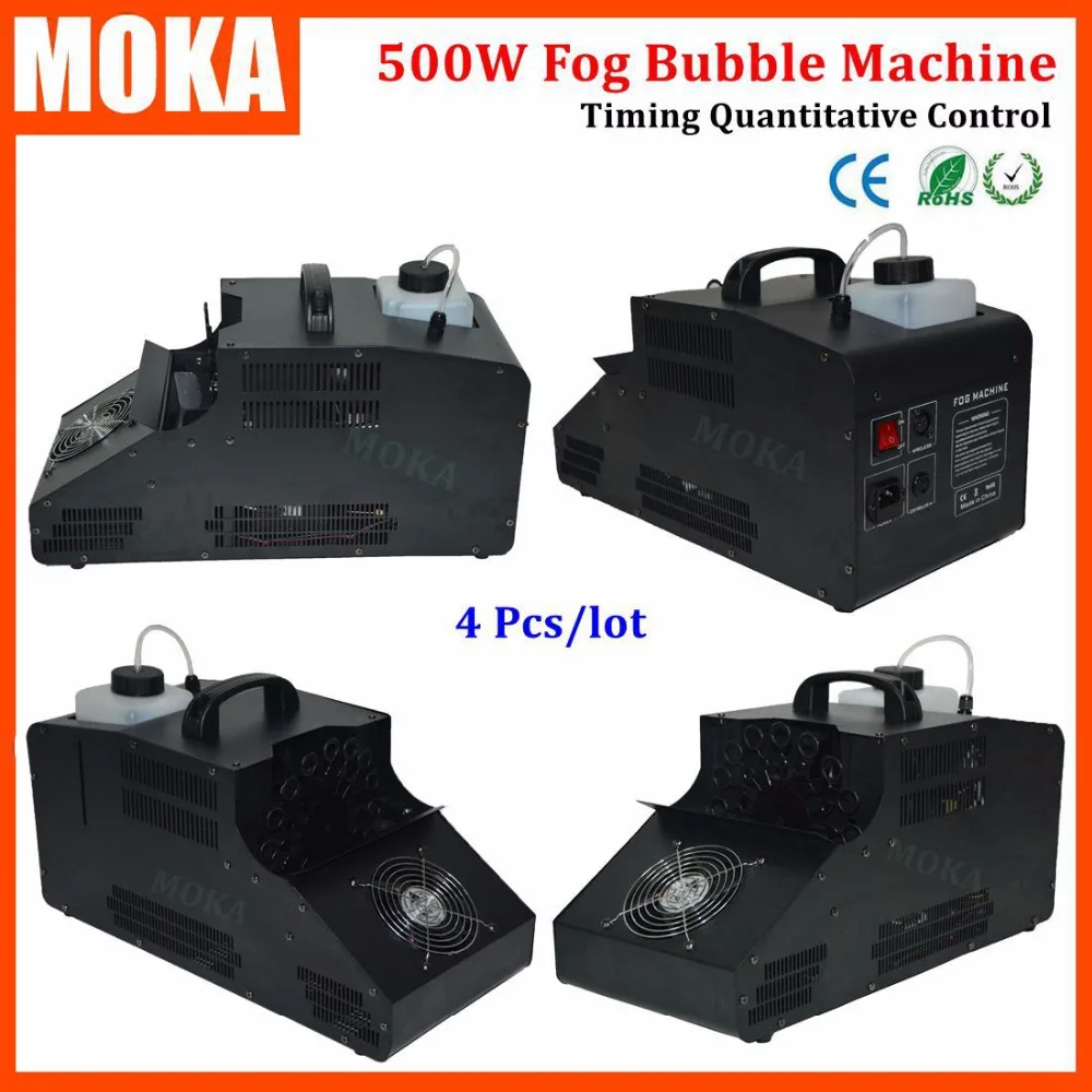 4 Pcs/lot Professional stage bubble fog machine Smoke Bubble timing