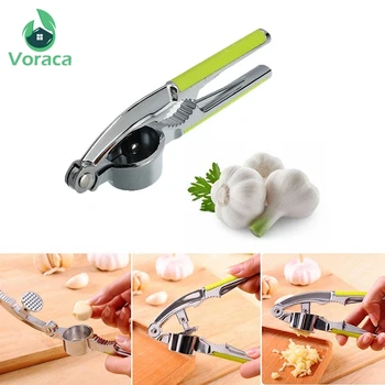 

Stainless Steel Garlic Presses Multi-function Manual Garlic Mincer Chopping Garlic Tools Kitchen Gadgets Fruit Vegetable Tools