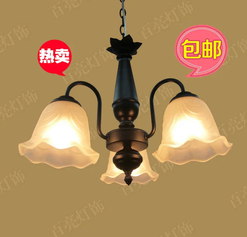 Chandelier Fashion three head pendant light lamps antique lamp light meal living room lights bedroom lamp brief lamp ZZP