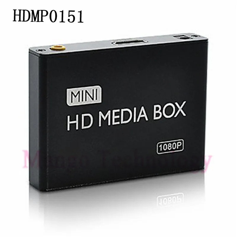 Мини HDMI медиаплеер 1080P HDD-HDMI Full HD ТВ Видео мультимедийный плеер коробка поддержка MKV/RM-SD/USB/SDHC/MMC