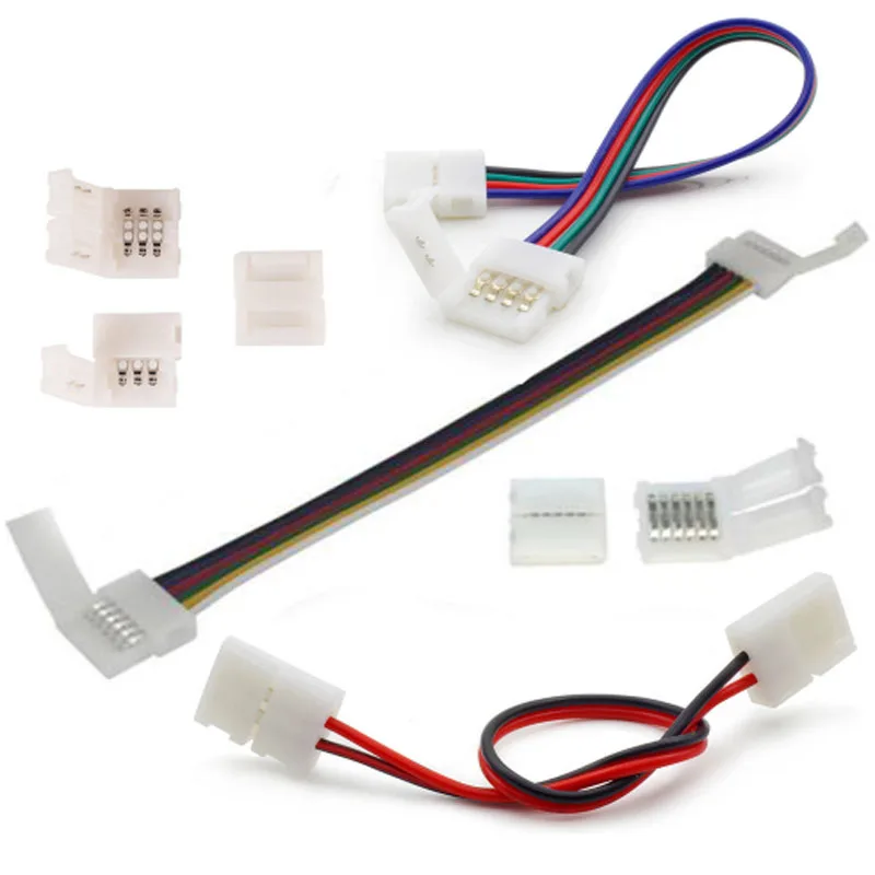 Светодиодная лента разъем 2pin 3pin 4pin 5pin 6pin для одного RGB CCT RGBW цвет 3528 5050 соединения