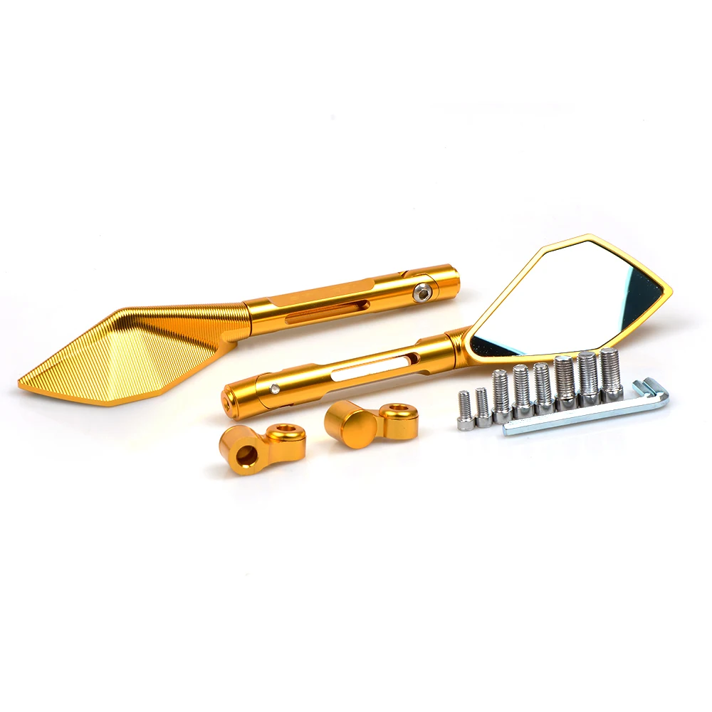 

Quality 6 colors Bar ends mirrors Motorbike scooters spiegels for kawasaki Z800 Z900 HONDA cbf1000 Rearview motorcycle accessori