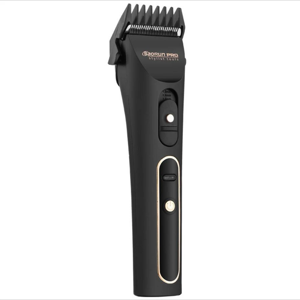 Профессиональная машинка для стрижки волос для мужчин Салон перезаряжаемый триммер для волос титановое лезвие электрический резак бритвенный станок для стрижки волос