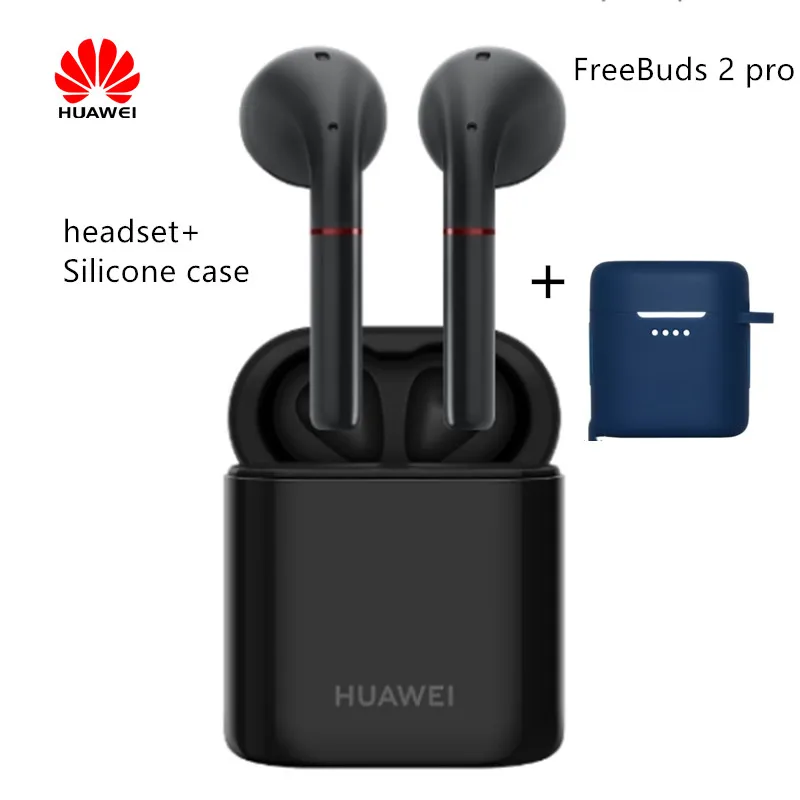 Huawei Freebuds 2 Pro Freebuds 2 Беспроводные Наушники Hi-Fi водонепроницаемые IP54 контроль беспроводного заряда Bluetooth 5,0 - Цвет: 2Pro black  andcase