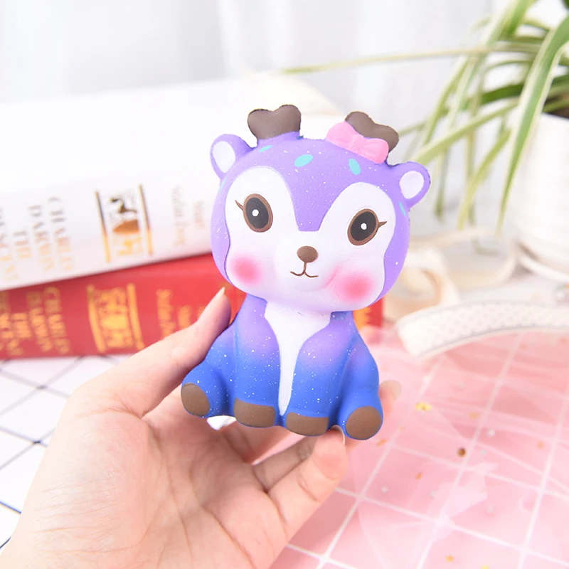 Galaxy Star Deer Mood Squeeze Relief массажер милый прекрасный большой аутизм уход за лицом массаж рук забота о здоровье подтяжки поддерживает