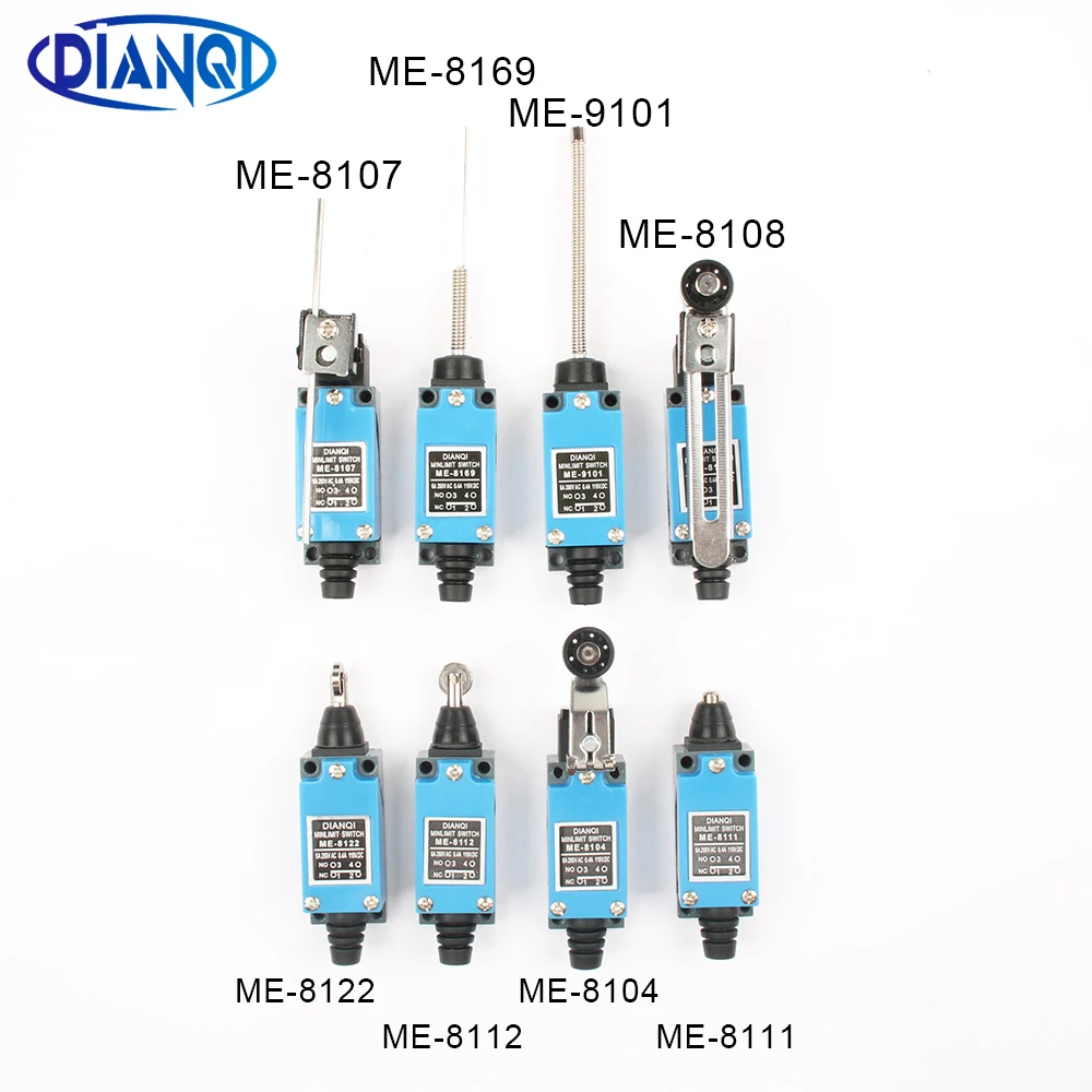 ME-8108 8104 8107 8169 8122 8111 9101 концевой выключатель Регулируемый поворотный замок роликовый рычаг мини концевой выключатель 1 шт