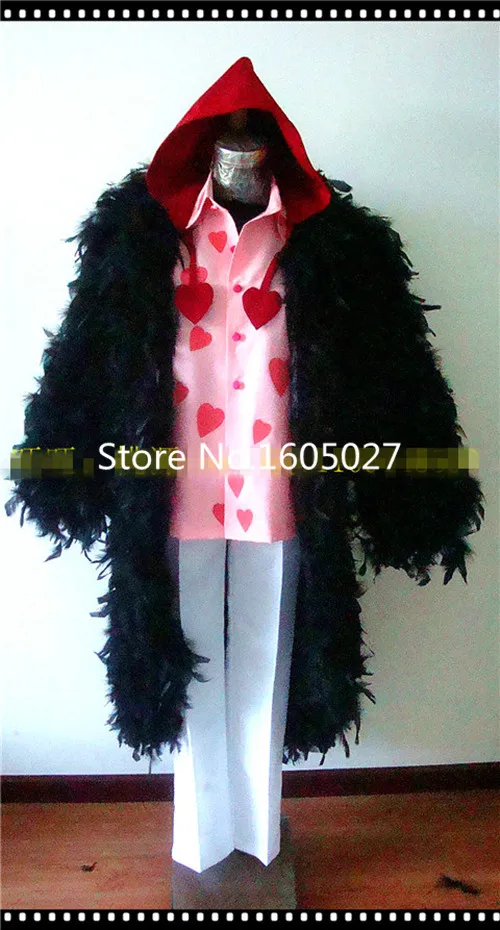 

One Piece Corazon Action Figure Uniform Cosplay Anime One Piece Corazon Hallowmas Costume Party Any Size Free Shipping NEW