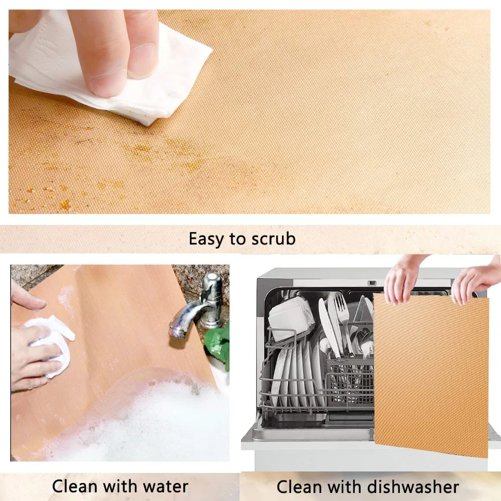 Grillling коврик барбекю гриль с антипригарным коврик легко чистятся FDA утвержденных тяжелых многоразовые и двусторонний коврик для выпечки мыть в посудомоечной машине
