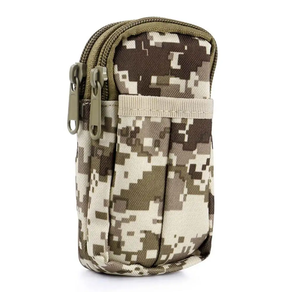 Мини наружная водонепроницаемая военная сумка тактическая поясная Сумка MOLLE EDC походная подвесная поясная сумка камуфляжная уличная спортивная сумка - Цвет: Desert Digital bag