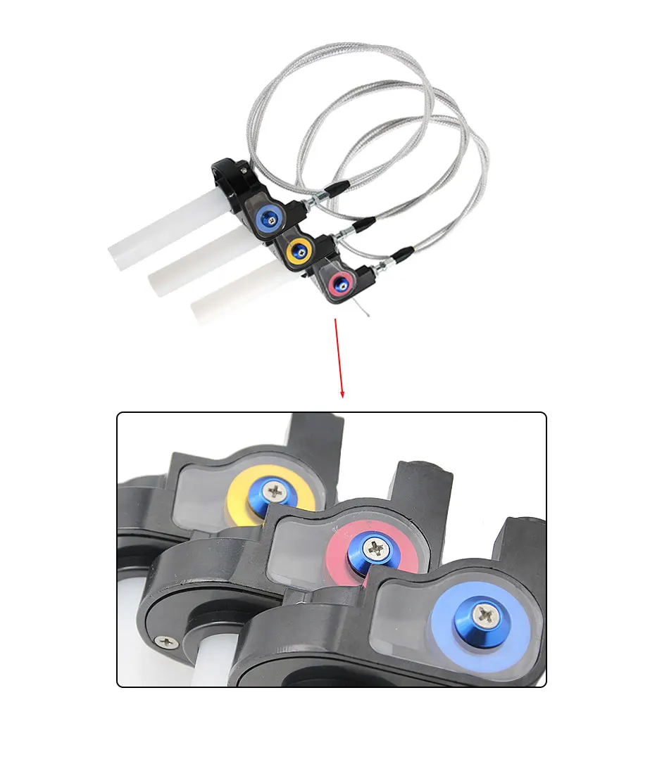 ZSDTRP 1 комплект мотоцикла быстрое действие дроссельной заслонки сцепление изогнутый шнур ручные ручки подходят для 110cc 125cc питбайк