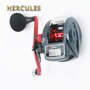 

Hercules Fishing Reel Bait casting Reel 13+1 BB 6.3:1 Digital Reel Full Metal Spool SaltWater Wheel Trolling Coils