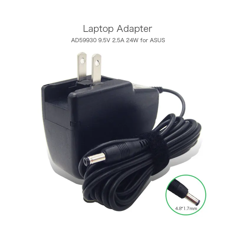 Original AD59930 AC Adapter 9.5V 2.5A 24W Power Charger for ASUS Eee PC