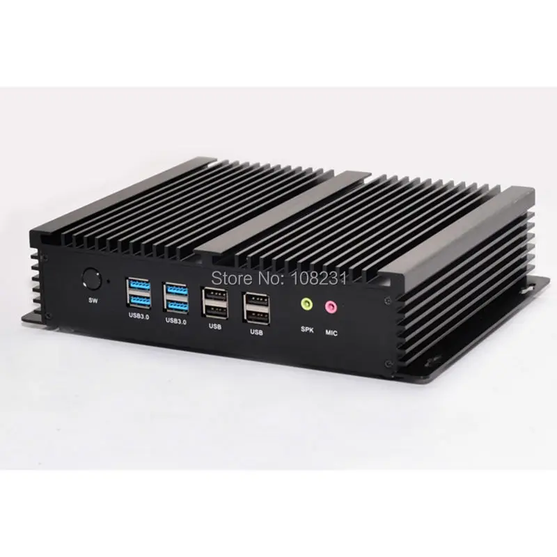 Lowest Price Fanless mini industrial PC QOTOM with core i3-4005U/i5-4200u/i7-4500u processor onboard, 2 LAN port mini PC x86 Win 7/8/10/linux Lowest Price Fanless mini industrial PC QOTOM with core i3-4005U/i5-4200u/i7-4500u processor onboard, 2 LAN port mini PC x86 Win 7/8/10/linux