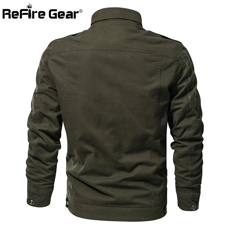 Куртка ReFire Gear Мужская армейская в стиле милитари тактическая куртка пилота ВВС