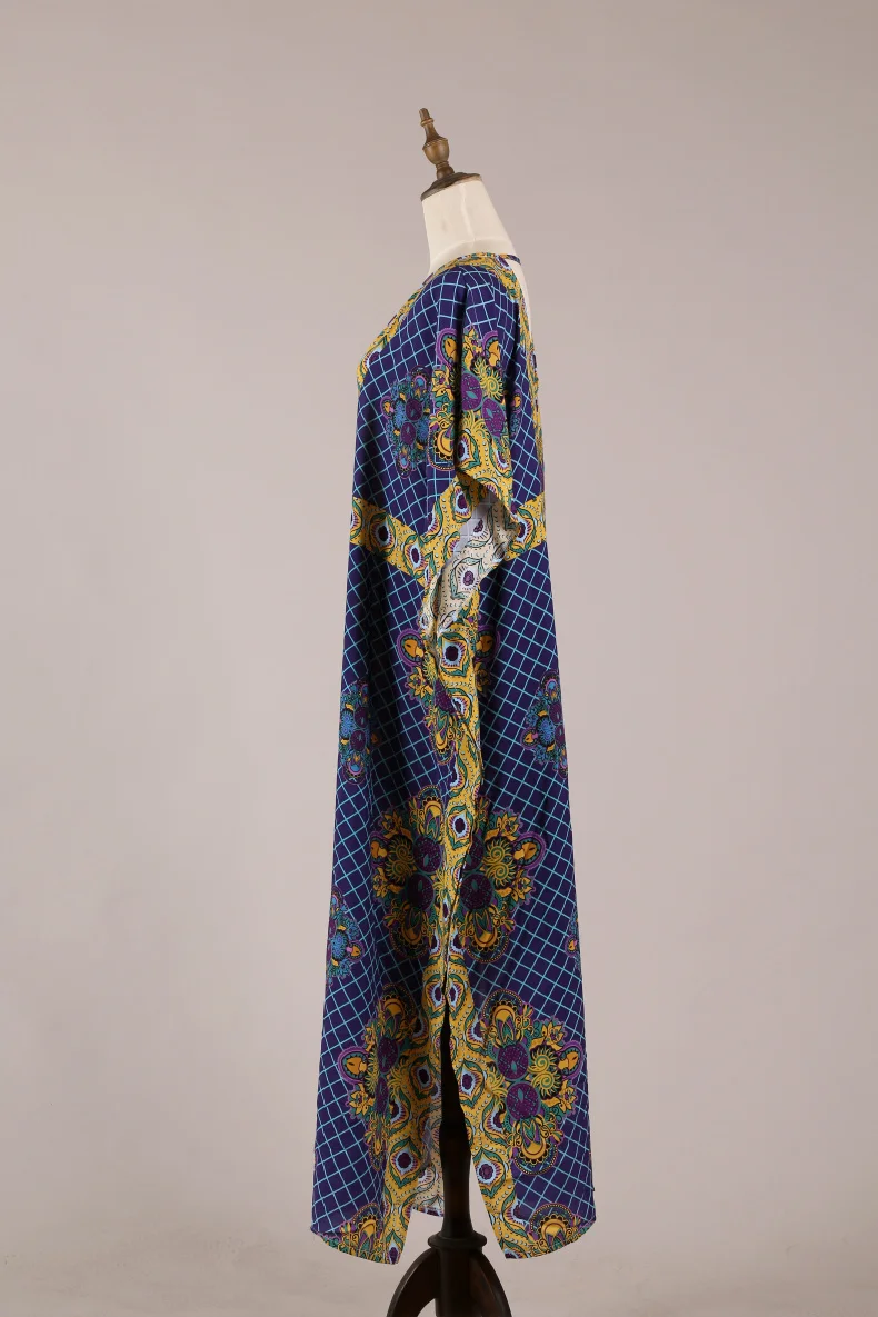 Womens Sexy V Neck Kaftans Maxi Long Beach Cover up Dress Womens Sexy V Neck Kaftans Maxi Long Beach Cover up Dress