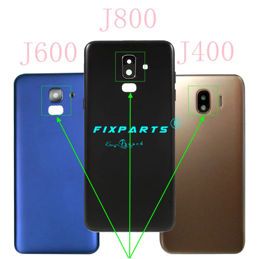 Новый оригинальный чехол для аккумулятора Samsung Galaxy J8 / J6 J800 задняя крышка корпуса