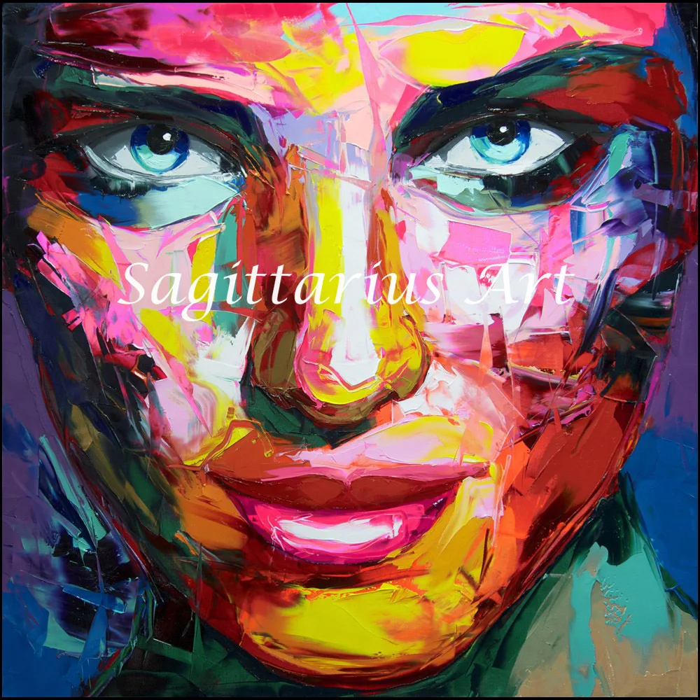 abstract face artwork