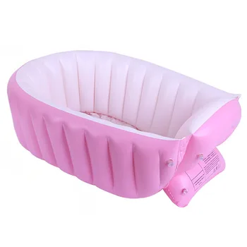 

Baby Bath Tub Newborn Children Inflatable Folding Shower Bath Tubs infant support Thickening Washbowl Summer Bathing