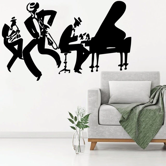 Notação Musical Adesivo de Parede Decalque Da Parede Da Música Home Decor  Removível Murais Da Arte Da Parede da Sala Crianças Quarto Do Berçário  Decoração - AliExpress