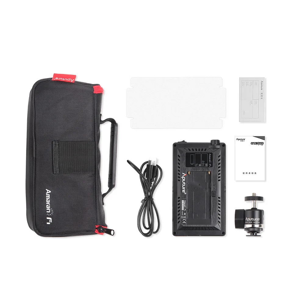 

Aputure Amaran AL-F7 LED Video Fill Light Panel Adjustable 3200K-9500K Color Temperature CRI TLCI 95+ for DSLR Camera Camcorder